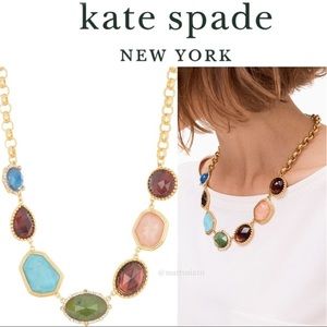 KATE SPADE perfectly imperfect stone necklace